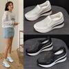 Торговля неглубокой повседневной обувью женские весенние новые лоферы неглубокие на толстой подошве повседневные одинарные туфли легкая обувь для путешествий