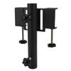 Pickup Flagpole Mount Firm Support Steel Universal Truck Flagpole Holder for Most Pickups Black