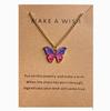 Women Butterfly Necklace Korea Style New Butterfly Pendant Necklace Gift for Girl Cute Lovely Neck Fashion Jewelry Gift for Girl