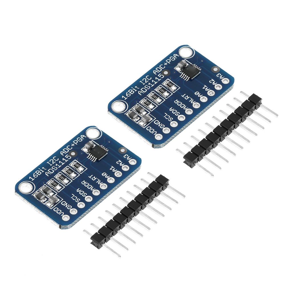 2 Set ADC 16 Bit I2C ADC Development Board Analog to Digital Converter Module for Micro Controller