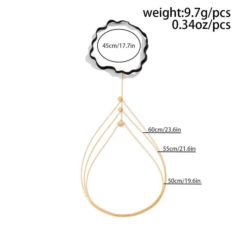 Сексуальная многослойная цепочка с жемчугом и кисточками для женщин, простая регулируемая эластичная цепочка на бедро, пляжные украшения для тела