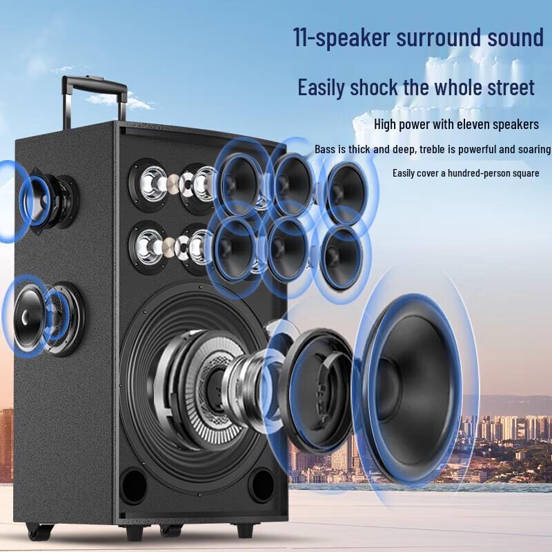 Soaiy SA-X86 12-inch High-Power Outdoor Bluetooth Speaker