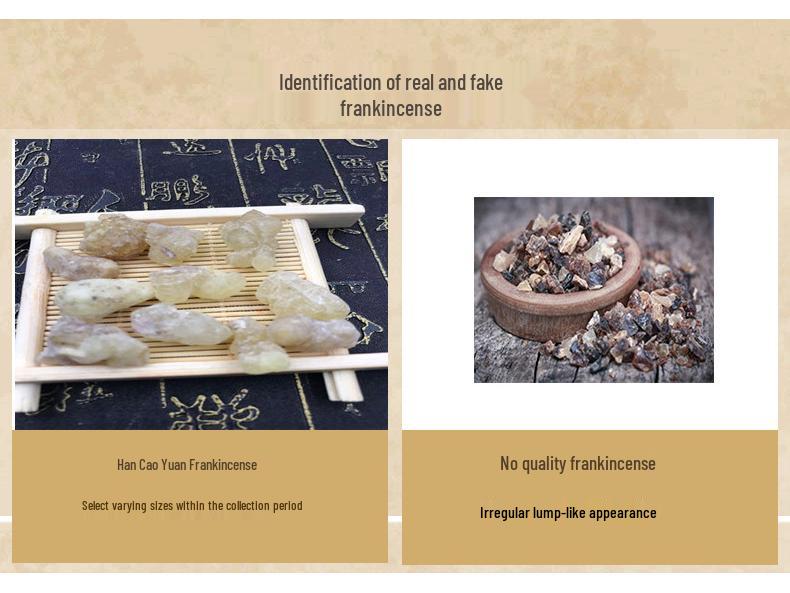 Natural Unsulfured Frankincense Beads, Myrrh with Chuanxiong Danshen Frankincense Powder