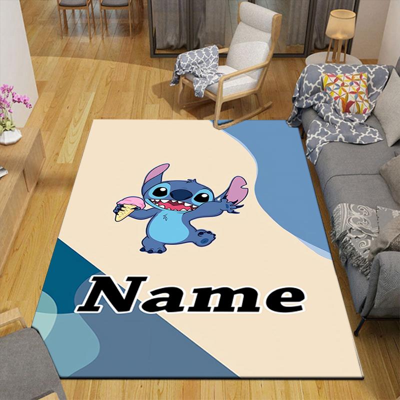 Custom 1Pc Stitch Flower Garden Rug Office Carpet Indoor Outdoor Entrance Doormat Nonslip Soft And Comfortable Living Room D916288