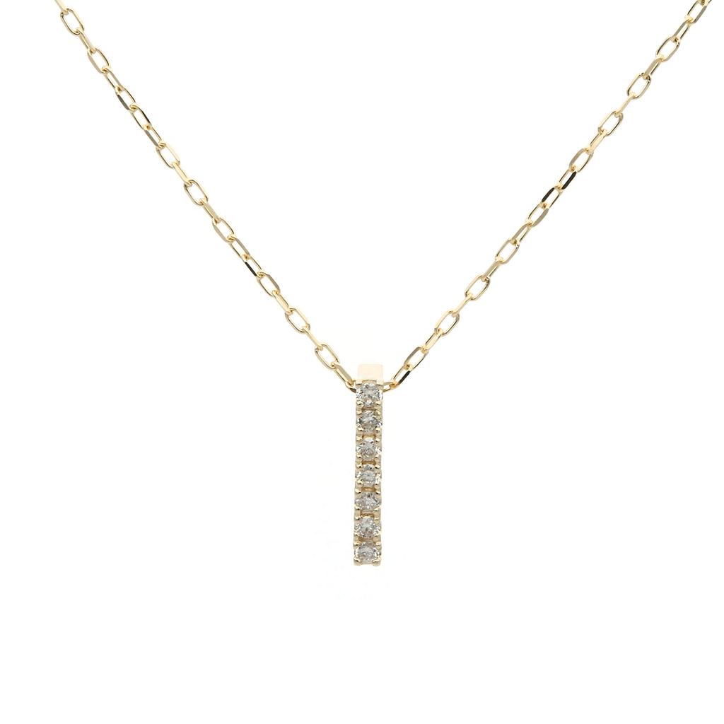 K10 Yellow Gold Diamond Necklace L&CO 66-7627