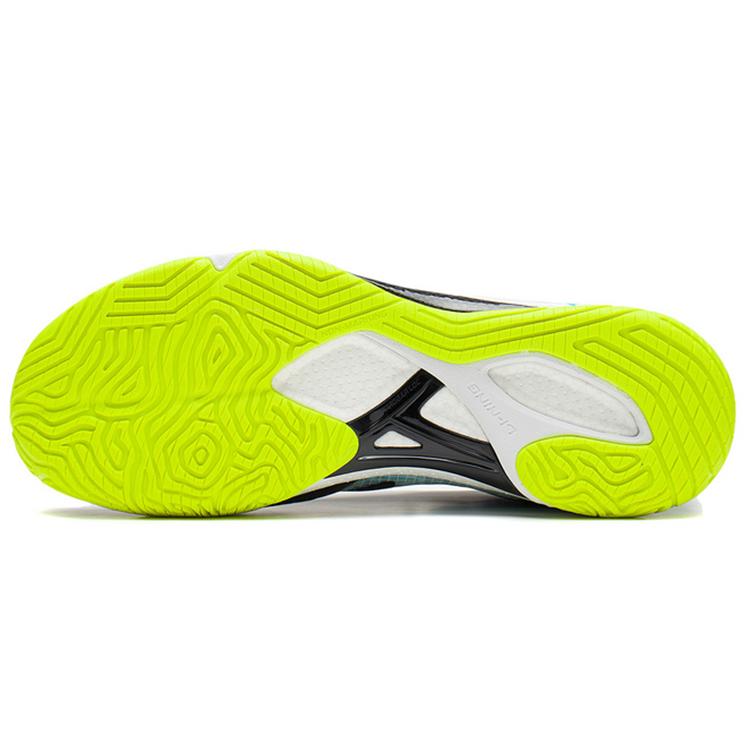 Бадминтонные кроссовки Li Ning Falcon 5 Унисекс Низкие Черный/Каменно-бирюзовый AYAS026-2