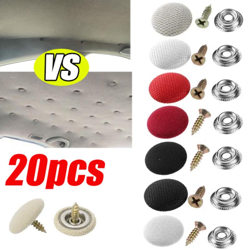 Car Interior Ceiling Buckles Fixing Clip Roof Cloth Screw Caps Rivet Fixer Cap Retainer Auto Fastener Buckle Repair Button Parts