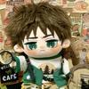 20cm Anime Eren Stuffed Cotton Doll Cute COS Attack On Titan Dress-up with Ears Plush Toys for Fans Children's Collectible Gifts