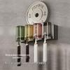 ecoco 3-Cup Wall-Mounted Toothbrush Holder