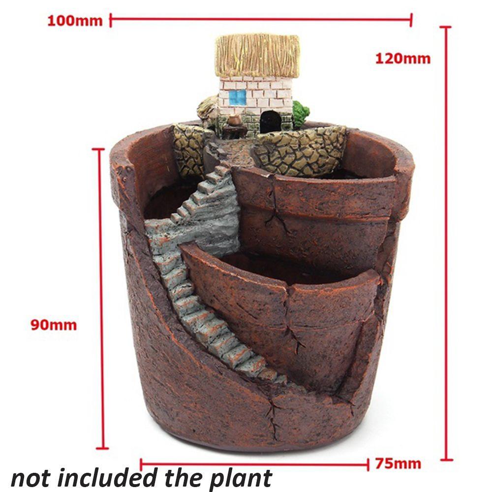 Bathromm Home Decor Flower Pots Green Plants Sky Garden Planter Bonsai Pot Succulent Flower Basket