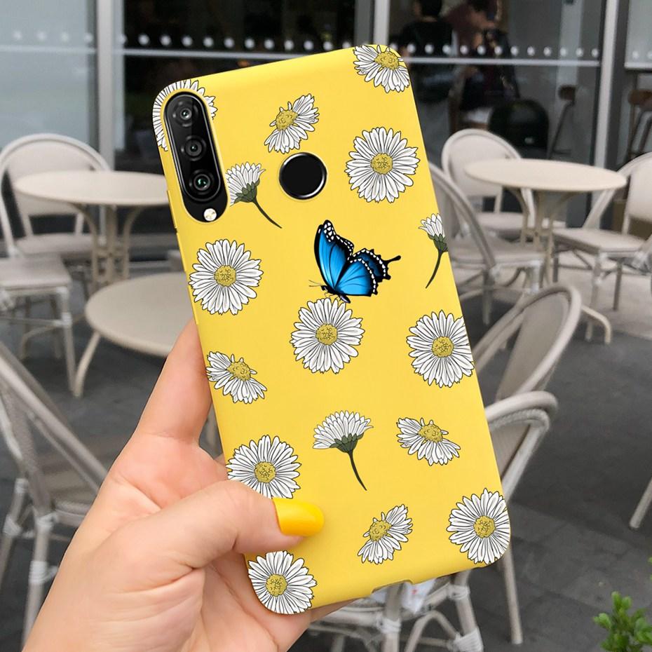 Flower Phone Cases For Huawei P30 Lite Pro Case Cover On Fundas Huawei P30 P30lite P 30 lite pro P30pro Cute Soft Silicone Cases