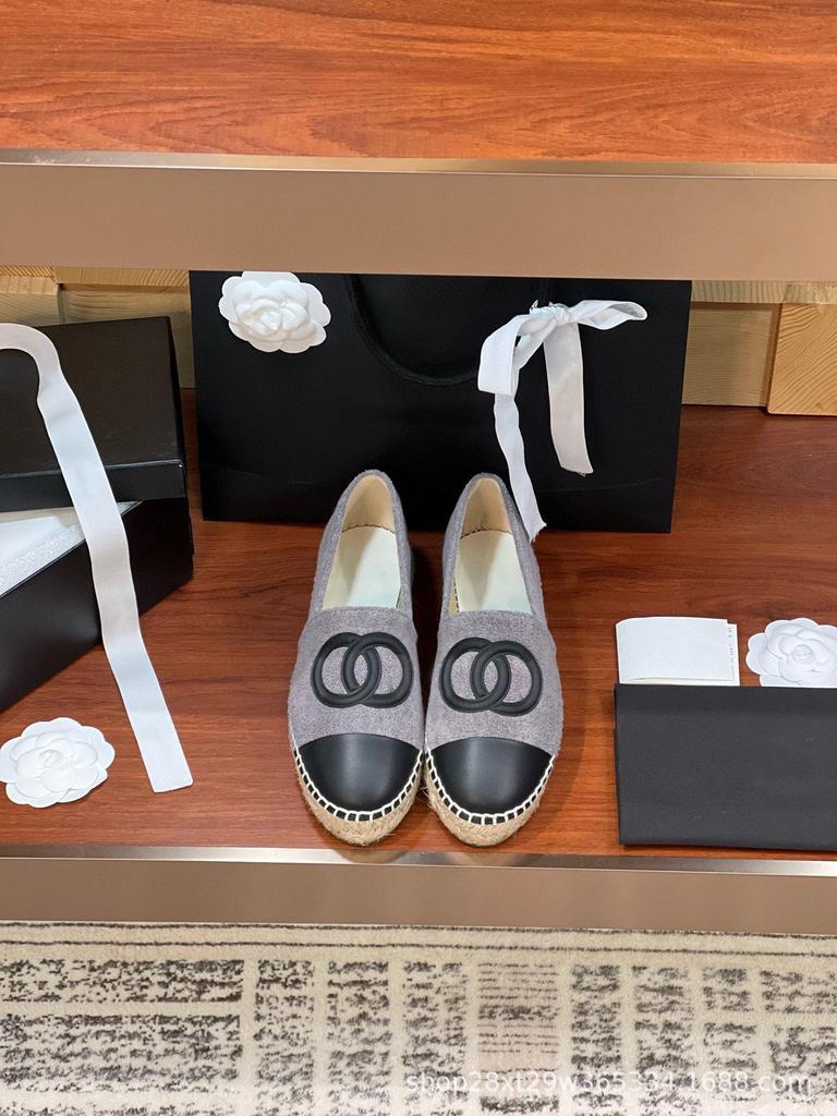 2024 Spring Upgraded Women's Xiao Xiangfeng Fisherman Shoes - Straw Rope Slip-On Dopamine Shoes