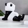 Cute Panda Mobile Phone Holder Sculpture Statue Phone Bracket Desktop Ornament Cartoon Panda Decoration Toy Gifts Home Decor
