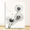 And Prints Plant Wall Pictures For Living Room Decor White Rose Flower Feather Dandelion Wall Art Canvas Painting Nordic Posters
