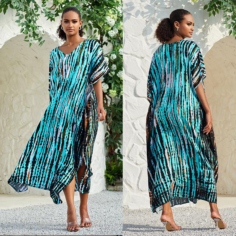 Женское бикини, купальный костюм, пляжная макси-юбка с запахом, саронг, кимоно, кафтан, платье