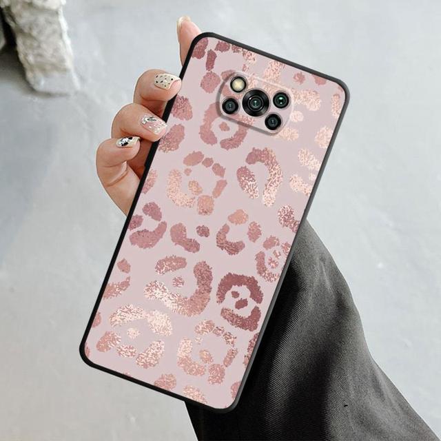 Чехол для Xiaomi Poco X3 Nfc X4pro M3 C40 для Mi 12 11 10 10t 8 Note10 Lite 11ultra 11t Pro F1 розовое золото розовая королева принцесса