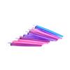 Safe And Durable 10 Pcs Cuticle Pusher Plastic Foils Nail Art Hoof Stick Tools Wrap Applications
