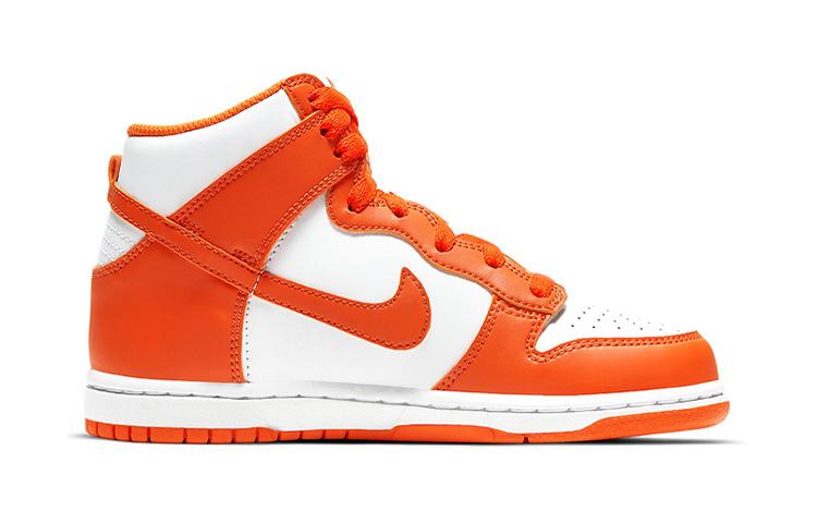 Kids' Sneakers Nike Dunk High Syracuse (2021) (PS) White/Orange Blaze