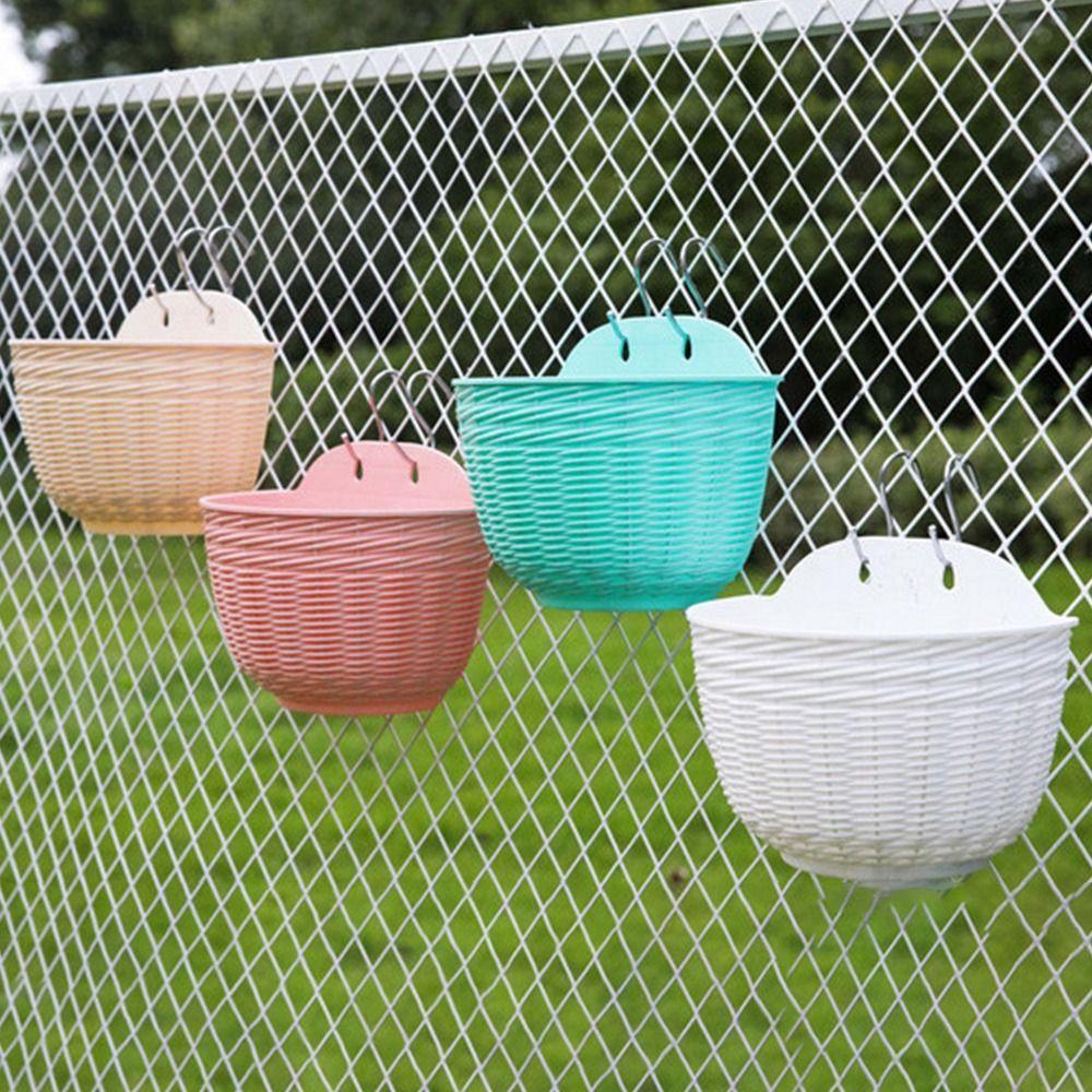 Garden Supplies Hanging Basket Wall Mounted Planter Bucket Fashion Lazy Flower Pot