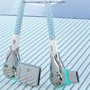 Кабель для быстрой зарядки с поворотом на 180 градусов, кабель USB A - Type C с легким цинковым сплавом, кабель для передачи данных, зарядное устройство USB Micro