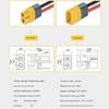 DC8020 Женский провод 14AWG 30 см Внешний источник питания Замена для электростанции Зарядный кабель аккумулятора дронов