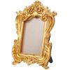 Frame Photo Picture Holder Frames Vintage Display Tabletop Gold Desktop Rustic Wedding Decorative Memorial Baroque Ornate