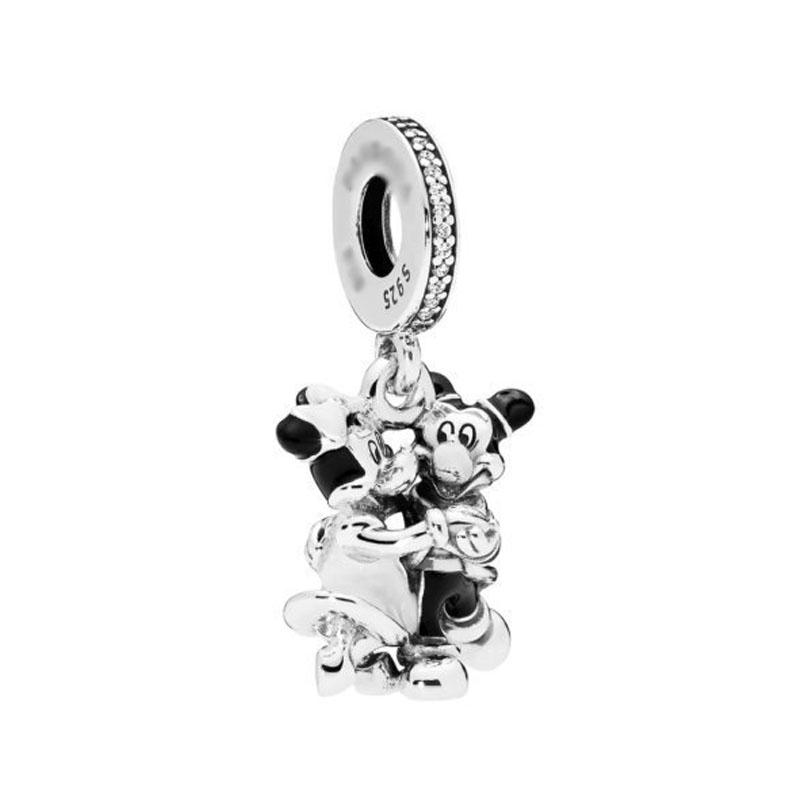 Brand New Cute Animal Mouse Bead Component Couple Pendant Bead Component, Ideal Designed For Authentic Original European Bracelet High Quality Fine