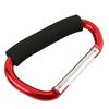 Large Carabiner Stroller Hooks Organizer Aluminum D Ring Spring Snap Keychain Clip Carry Handle for Hanging Purses Shopping Bags