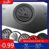 Car Sticker 47mm Car Interior Steering Wheel Sticker Decorative Accessories For Skoda Superb Octavia Rapid Kodiaq Kamiq Karoq Fa