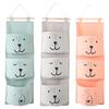 Wall Hanging Storage Bags Organizer Linen Closet Children Room Pouch for Toy Books Cosmetic Sundries KTY