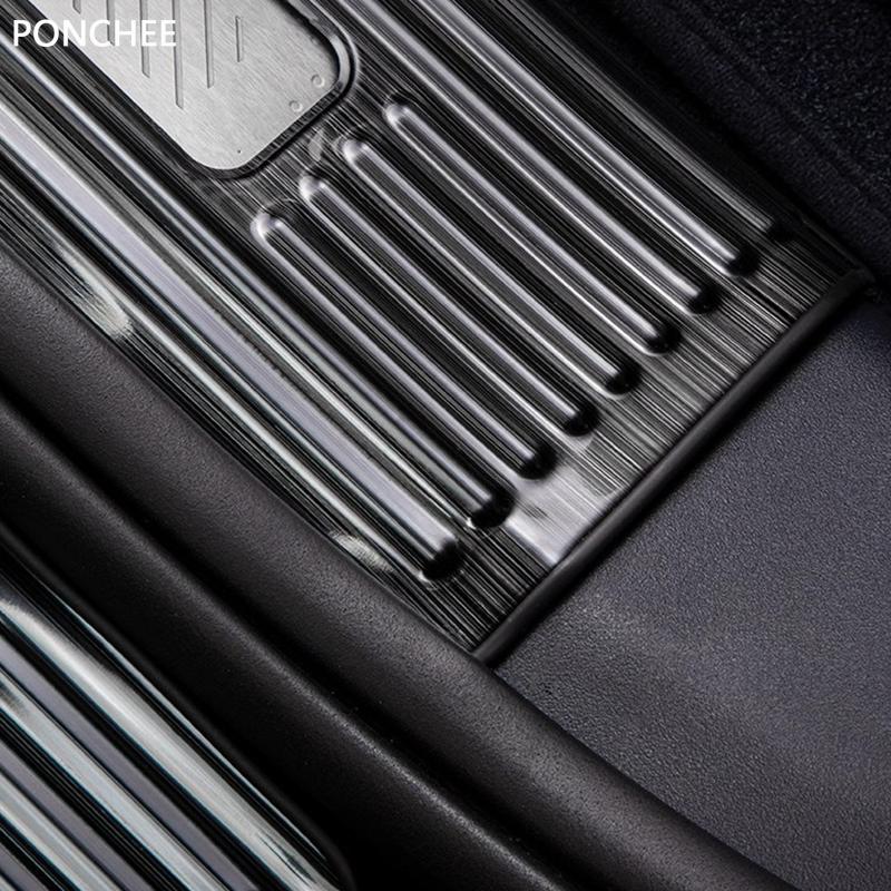 For Lynk&Co 900 2025-2026 Threshold Bar Welcome Step Anti-step Protective Film Dirt-resistant Automobile Modification Supplies