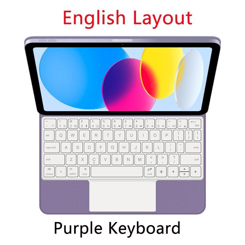 Magic Keyboard для iPad A16 11-го 11" Магнитный чехол для iPad 10 10-го 11-го Поколения Плавающая подставка Мультитач-клавиатура