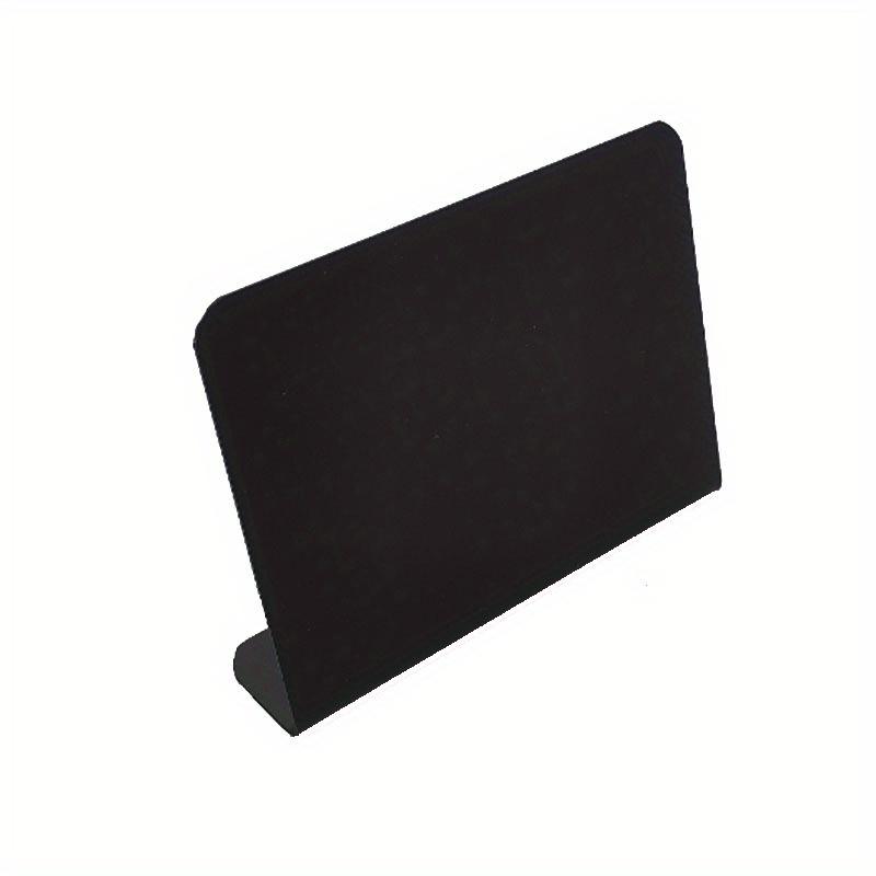 10 шт. Черный квадратный съемный зажим для этикетки корзины для хранения кухонных принадлежностей Классификационная этикетка стираемая доска зажим для карт