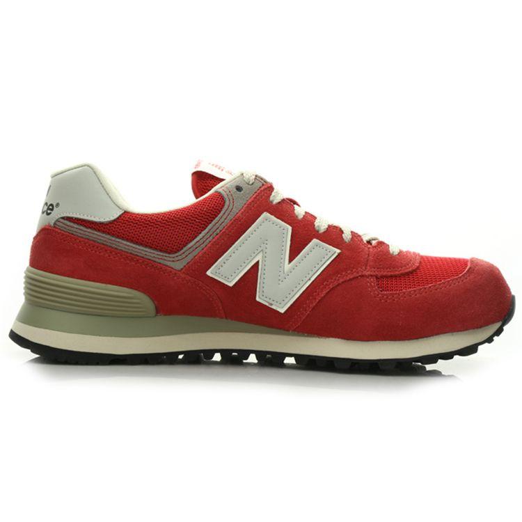 New Balance Nb 574 Vintage Pack Retro Fabric Synthetic Leather Low Top Running Shoes Unisex Sneaker Red ML574DRD