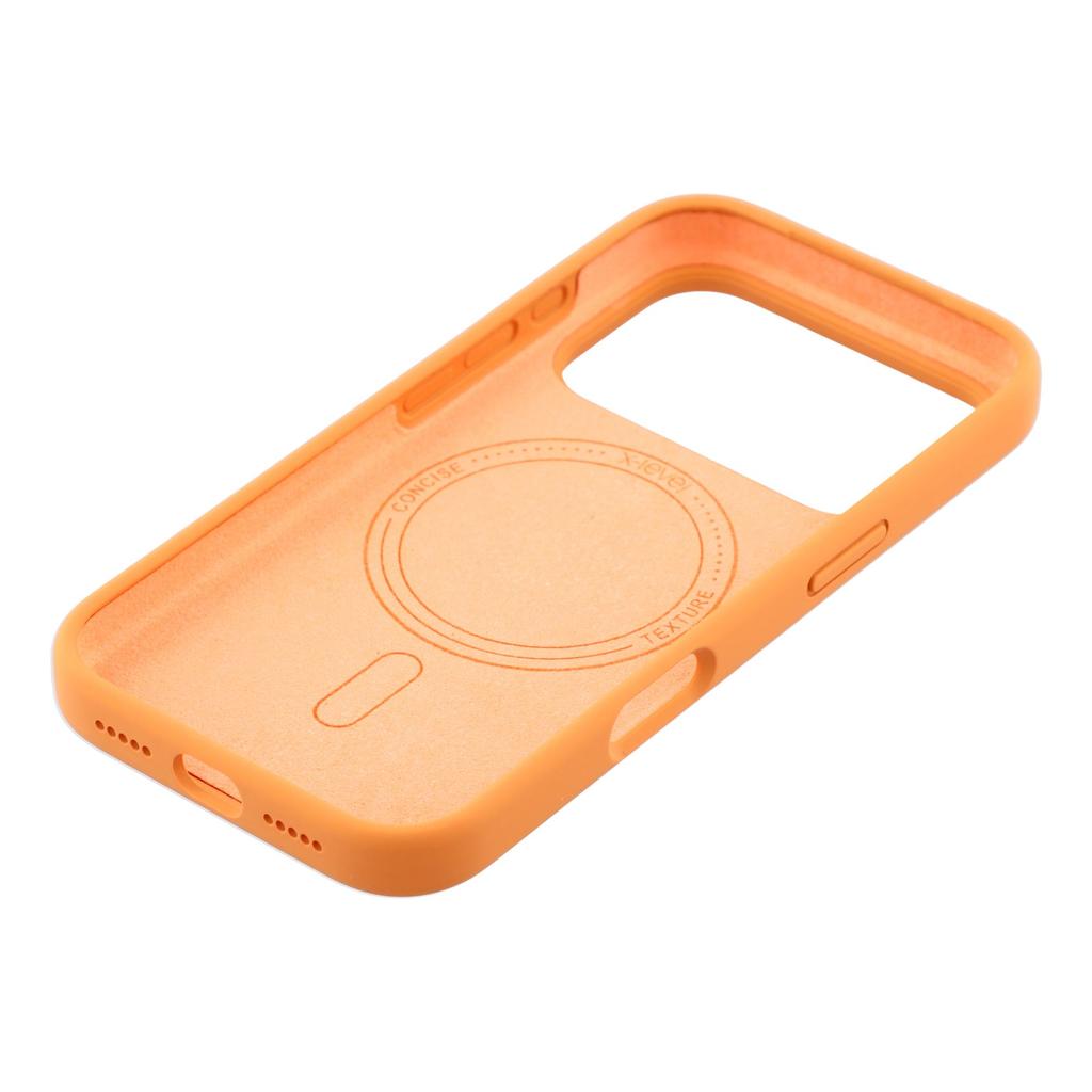 For iPhone 17 Pro Case Compatible with MagSafe Liquid Silicone Phone Back Cover Skin Touch