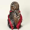 Satin Square Scarf Women Muslim Hijab Elegant  Print Silk Neckerchief Shawl Wraps Headband Handle Hair Accessories Bandana