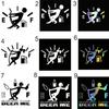 Reflective Car Sticker Full Hella Flush Pull Fuel Tank Cover Pointer Funny Car Sticker 1 Pcs