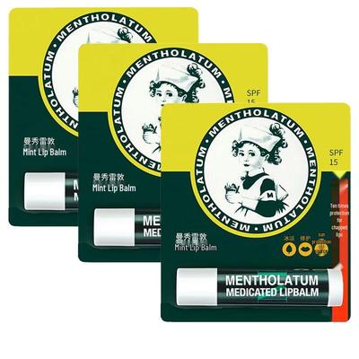 Mentholatum Мятный бальзам для губ 3 шт.