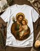 Футболка «Святой Иосиф и Младенец Иисус» – Винтажная религиозная футболка