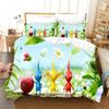 3D Printed Pikmins Game Bedding Set Boys Girls Twin Queen Size Duvet Cover Pillowcase Bed Boys Adult Fashion Home Textileextile