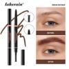 Lakerain  Waterproof and Sweat-proof Eyebrow Pencil, Rotating Eyebrow Pencil, Non-faint and Non-fading Wild Eyebrow Pencil
