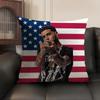 Singer AAnuel AA Cushion Cover Natural Linen Organic Fabric DoubleSided Printing Sofa Home Decor Gift Pillow Case