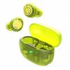 JLab Go Pop ANC Clear Bright Green Wireless Earbuds, Skeleton Color, Clear Bright Green, IP55 Dustproof and Water-Resistant, Active Noise Cancelling,