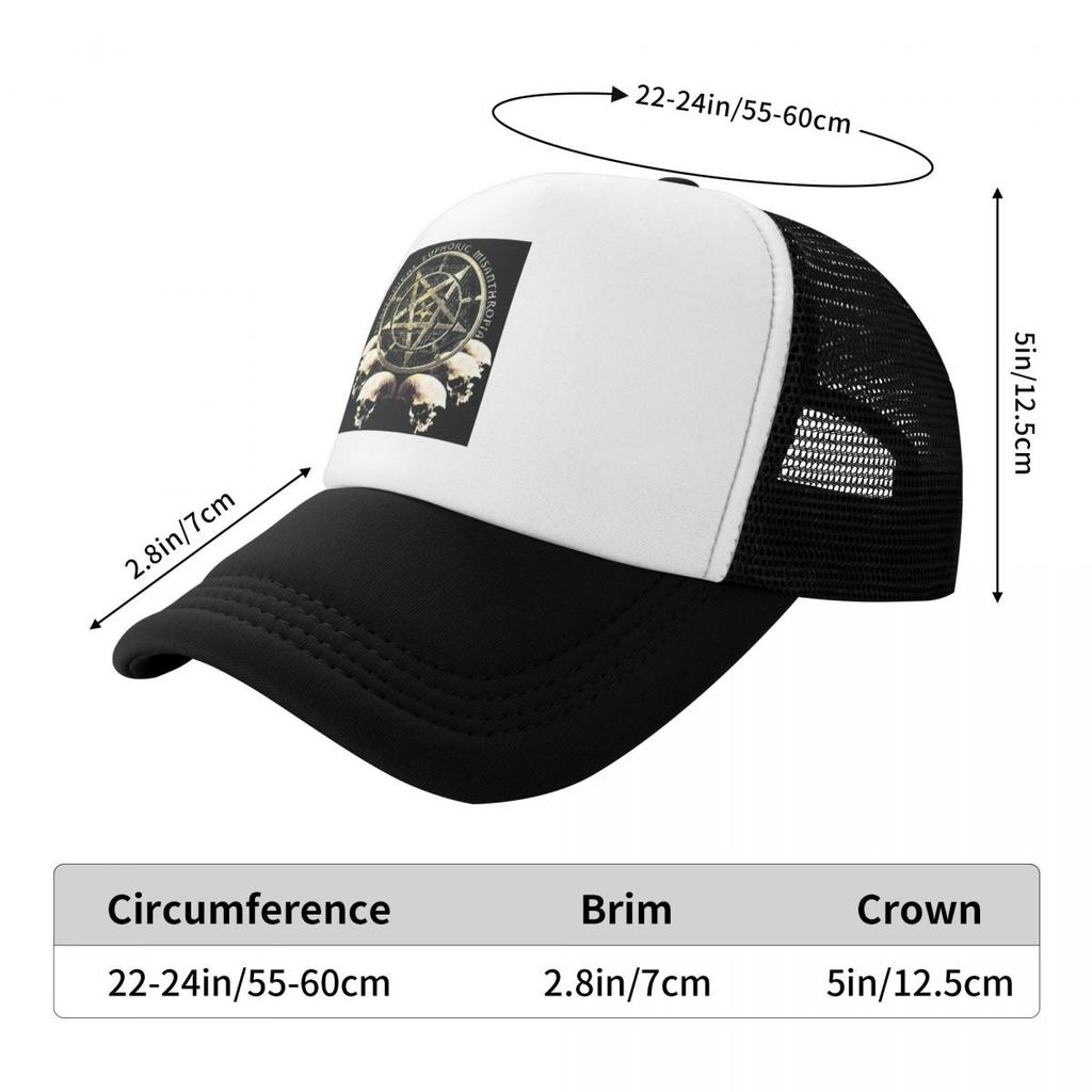 Dimmu Borgir Casual Plain Mesh Baseball Cap the Metal Band Adjustable Snapback Hats For Women Unisex Dad Trucker Hats