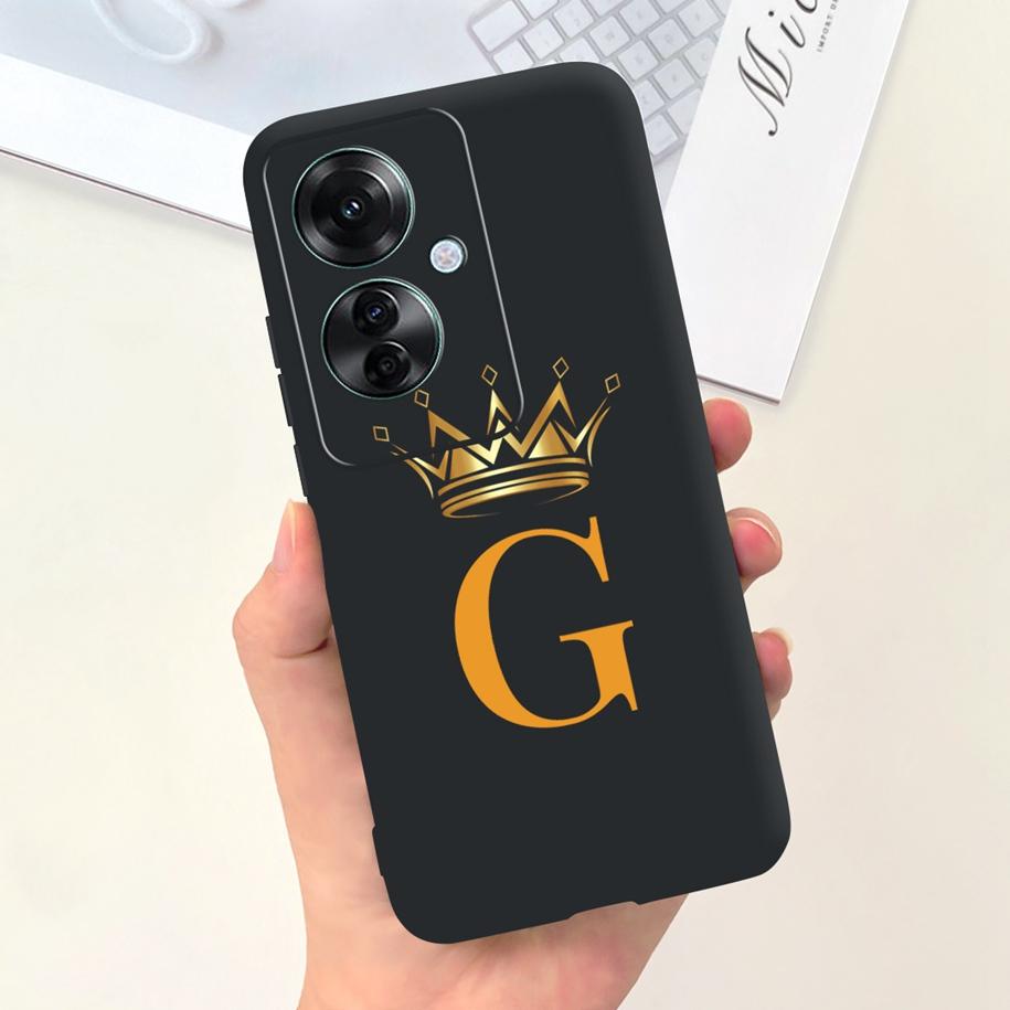 For OPPO Reno11F 5G Case CPH2603 Fashion Letters Phone Cases For OPPO Reno11 F Cover Reno 11F 11 F 5G Bumper F25 Pro Soft Fundas