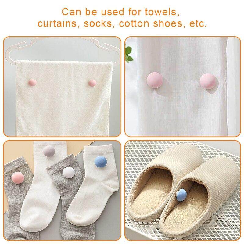 20-80PCS Reusable Mushroom Shape Clips Removable Easy Release Fastener for Blanket Sheet Curtain Socks Multipurpose Clamps