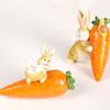 1 шт. смоляная пружина морковка Ins модель животного подвеска кролик милые пасхальные украшения кролик