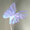 Colorful Artificial Butterfly Flowers Silk Photography Props NEW Flower Head  Wall