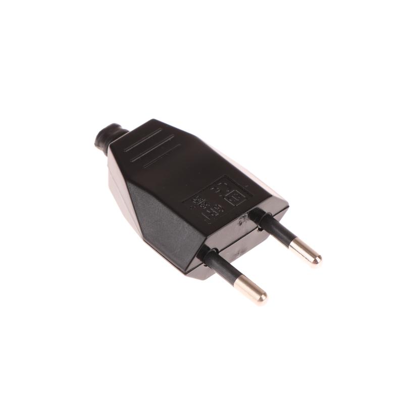 1/2Pcs Industrial Vintage Style Rewire Plug 250V 2.5A Rewirable European Power Cord Ce Male Plug Female Socket Electrical Plug