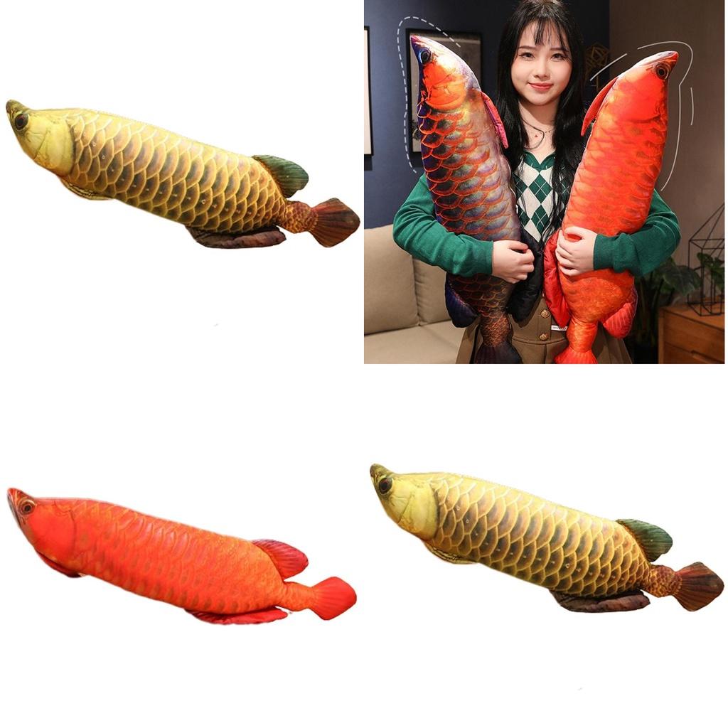 Crystal Ultra Soft Plush Fish Pillow Carp Loach Catfish Stuffed Animal Gift For Youth